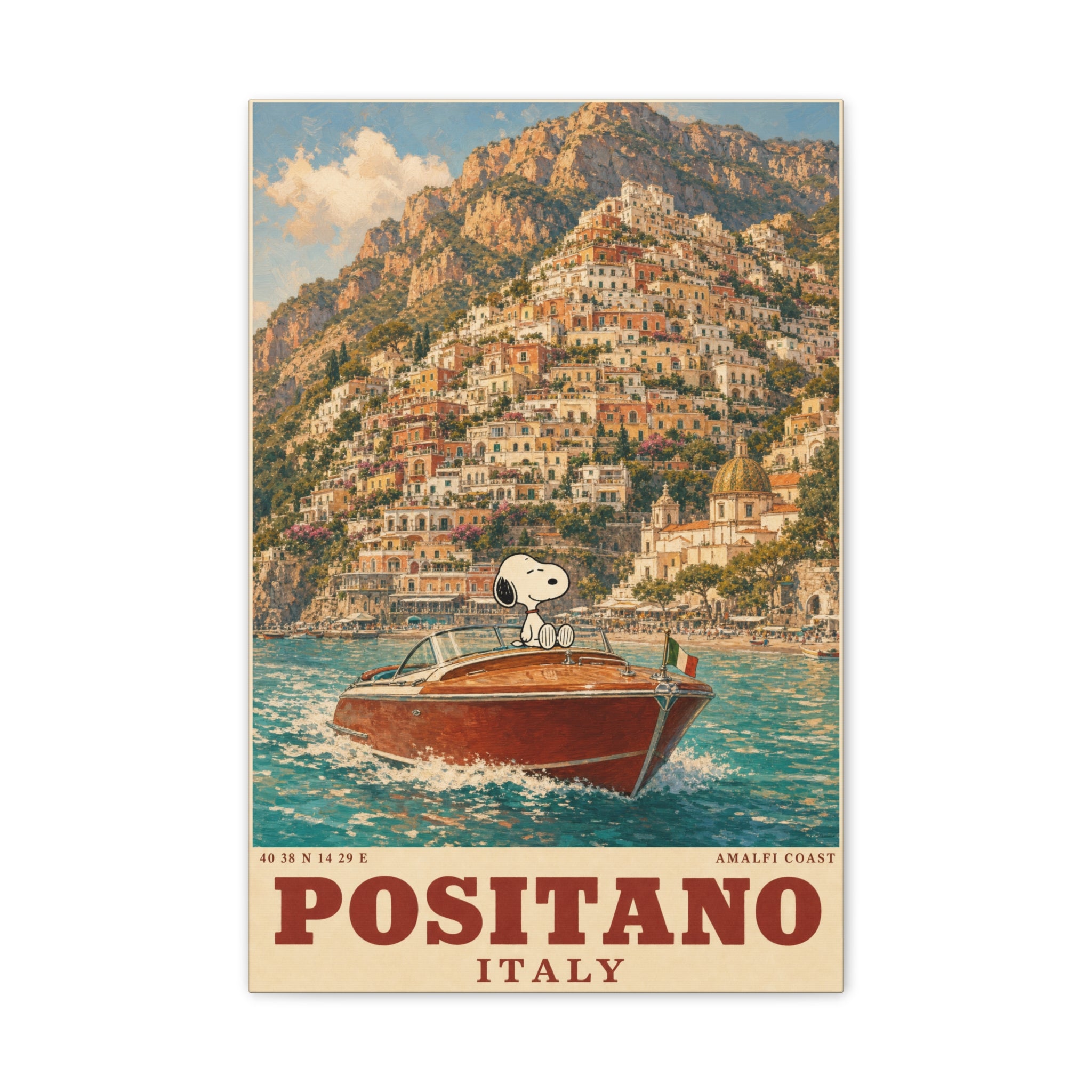 Positano Italy Canvas