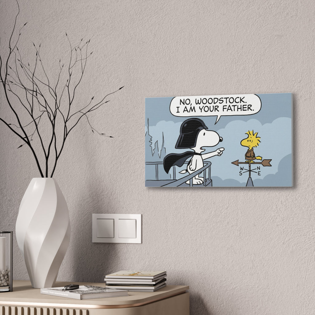 Snoopy Vader Comic Canvas