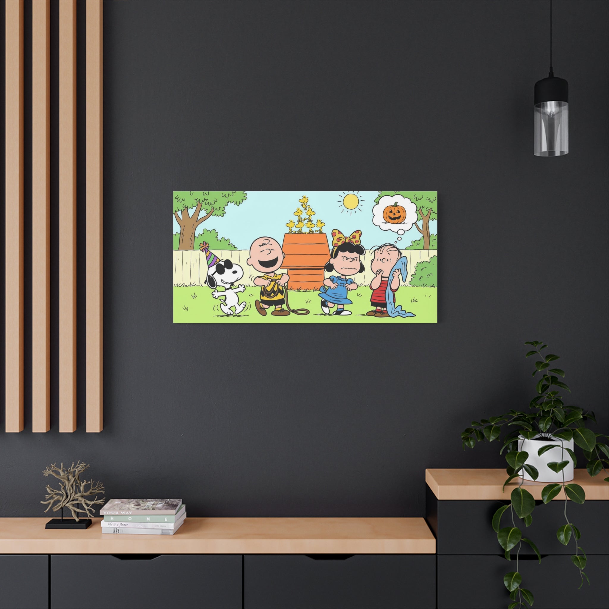 Peanuts Gang Halloween Canvas