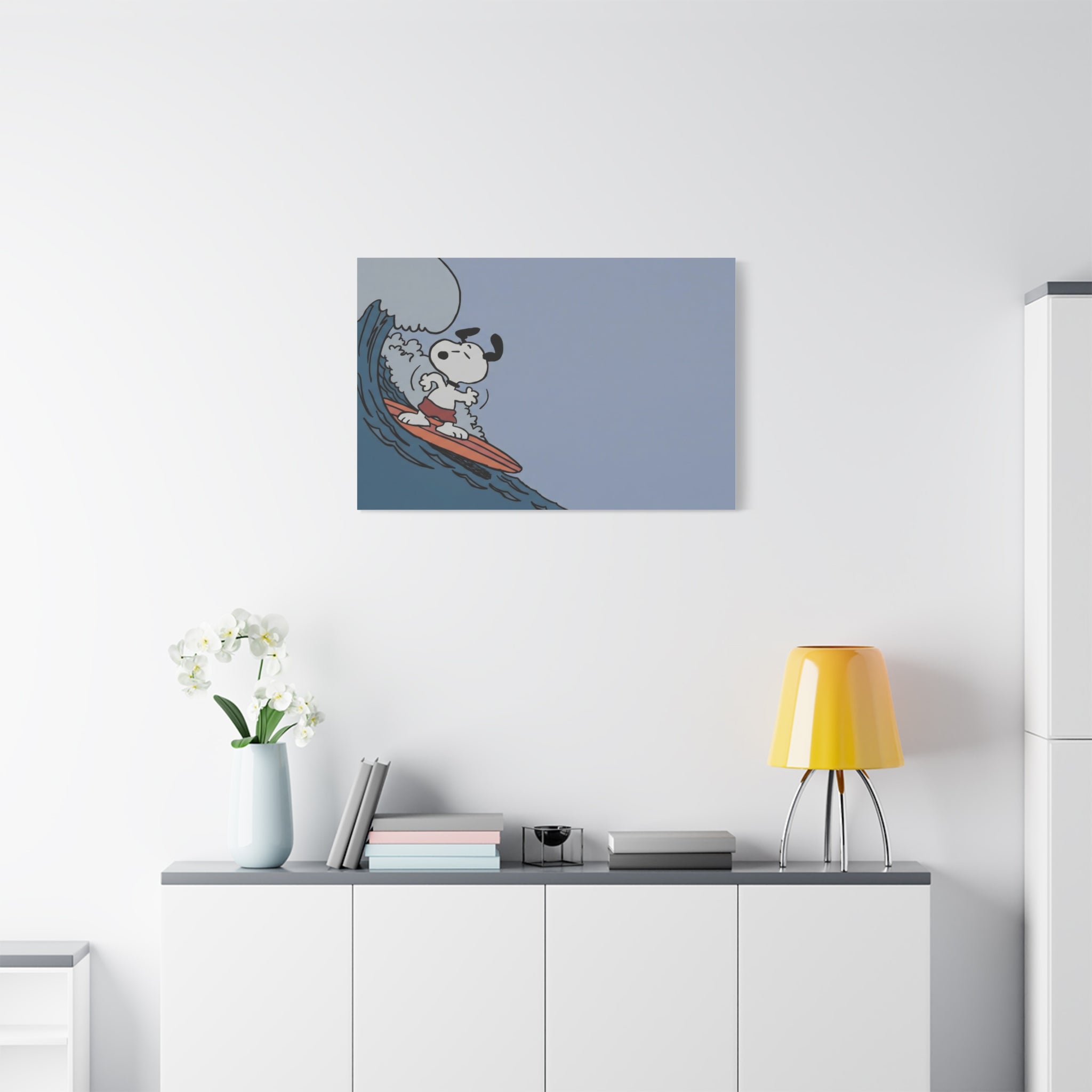 Surfing Dog Canvas