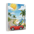 Surf Dog Road Trip Canvas