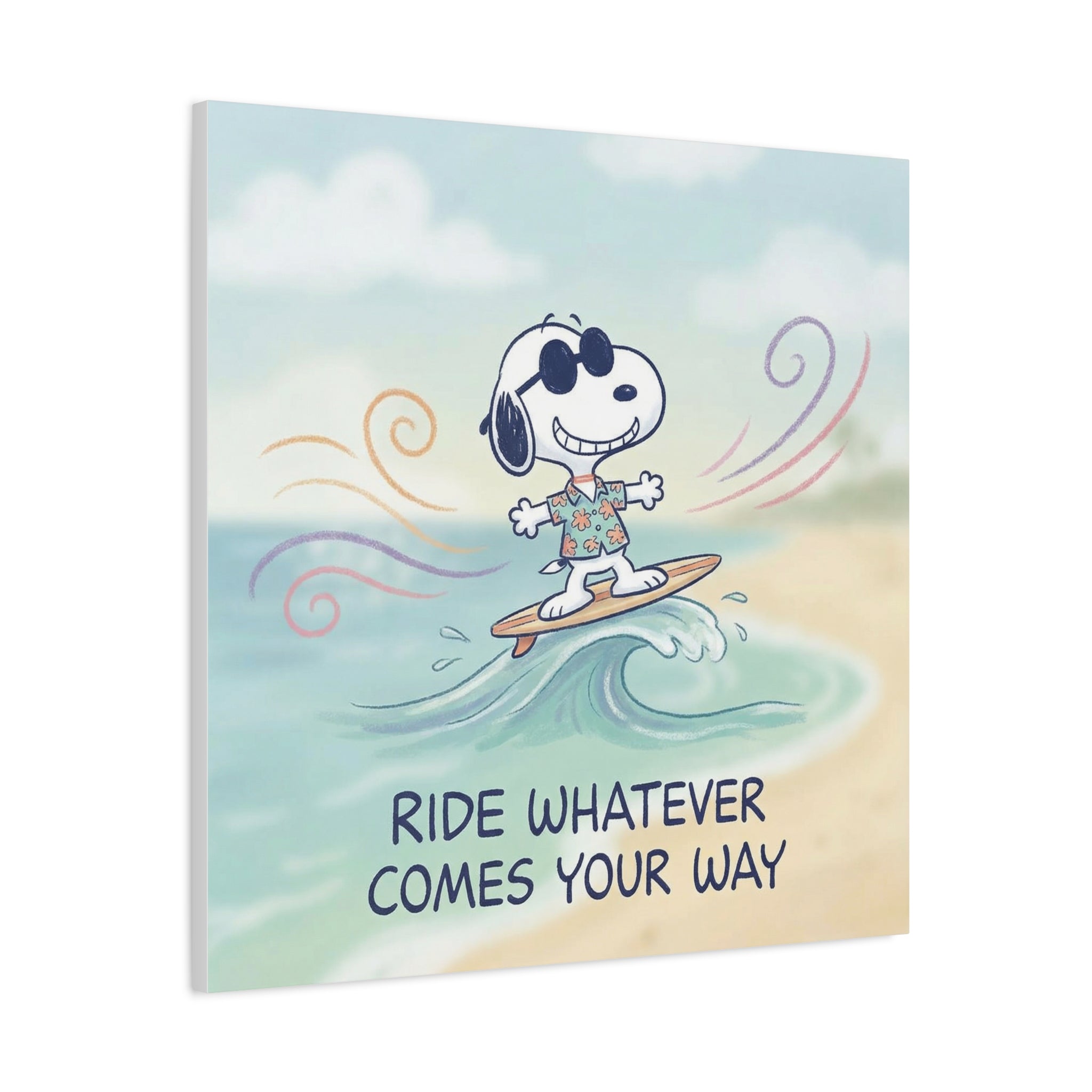 Ride Whatever Comes Canvas