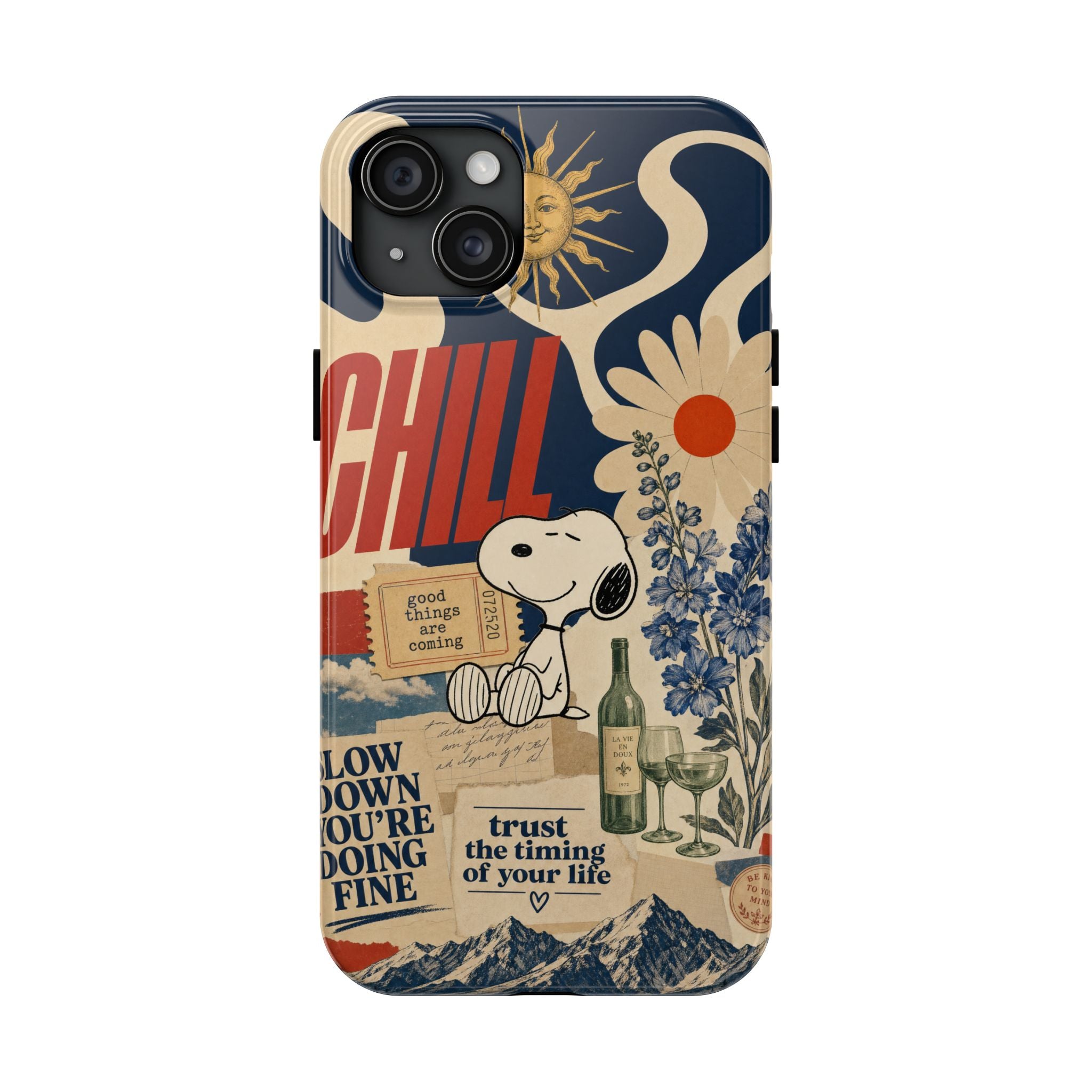Snoopy Chill Collage Case