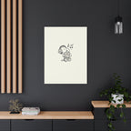 Sleeping Dog Headphones Canvas