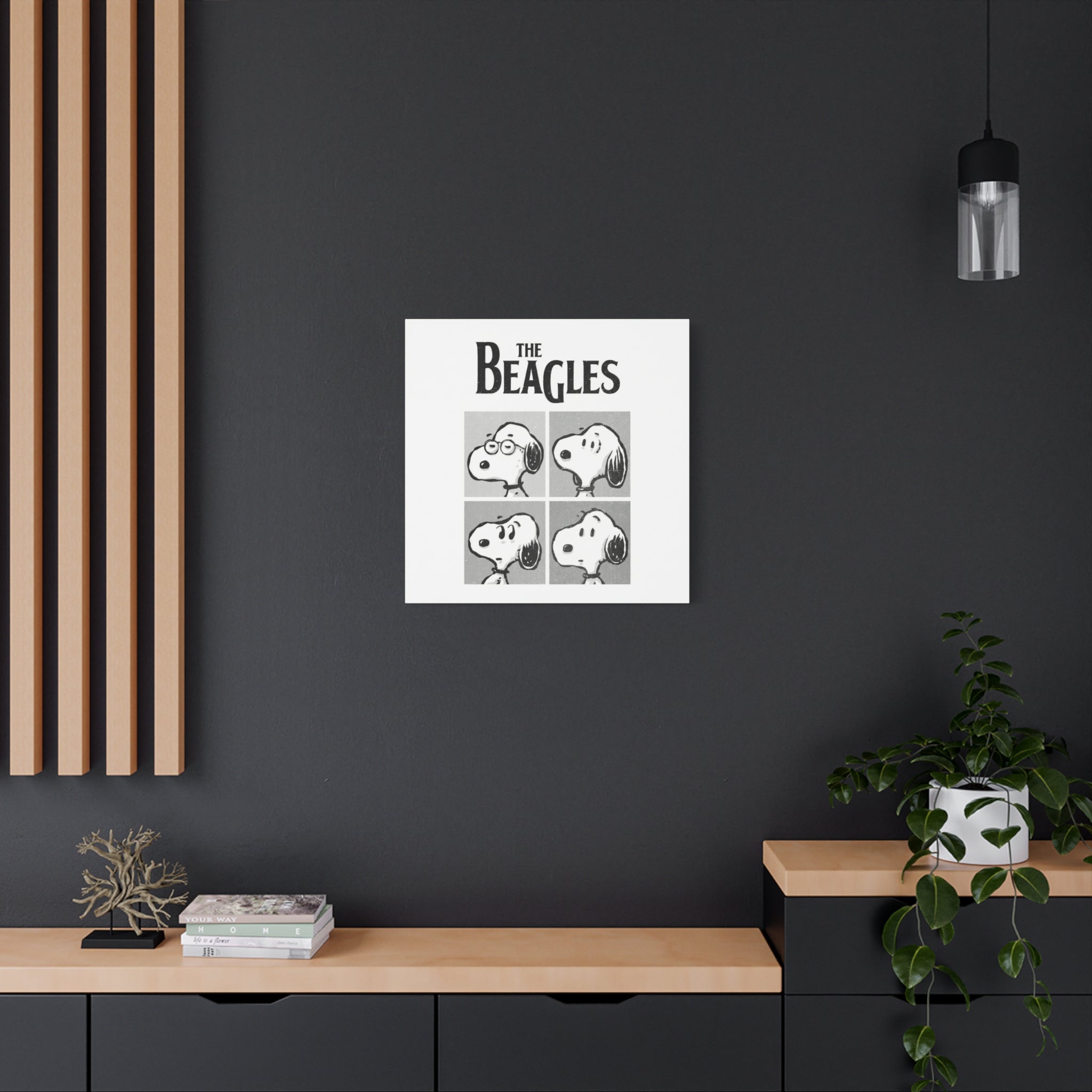 The Beagles Pop Canvas