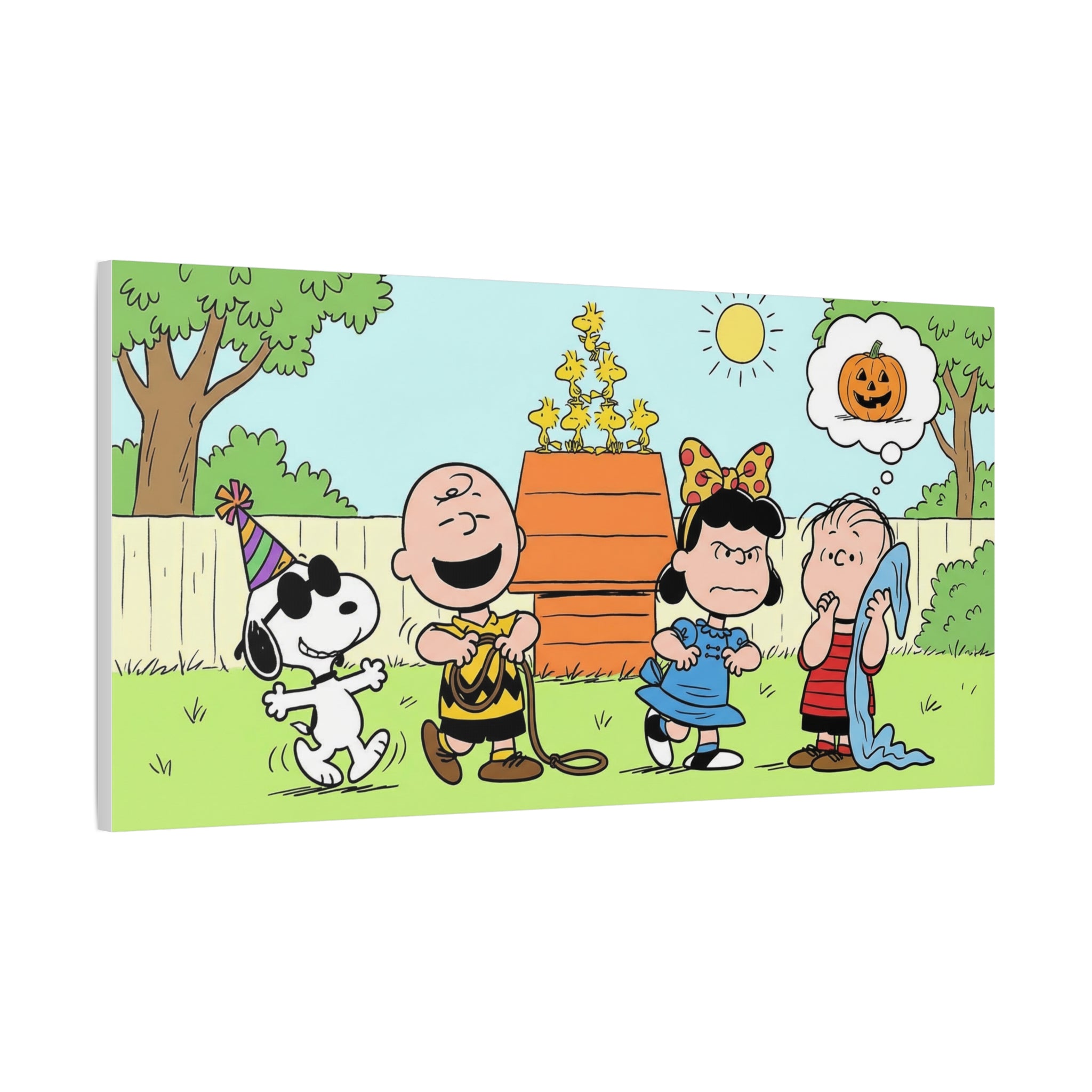 Peanuts Gang Halloween Canvas