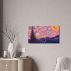 Snoopy Starry Night Canvas