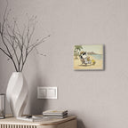 Autumn Doghouse Snooze Canvas