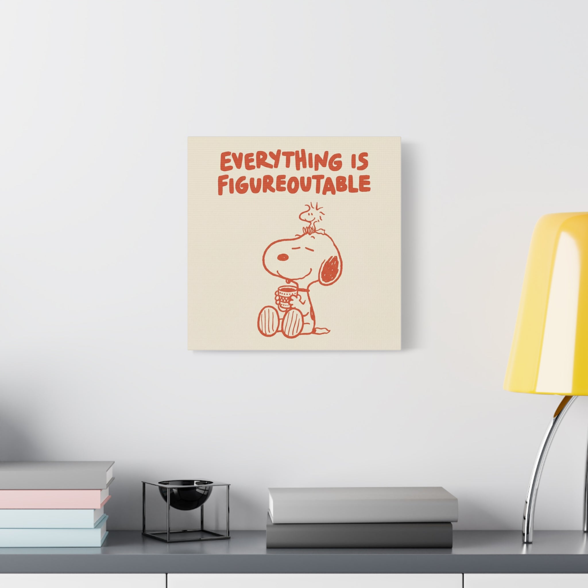 Snoopy And Woodstock Canvas