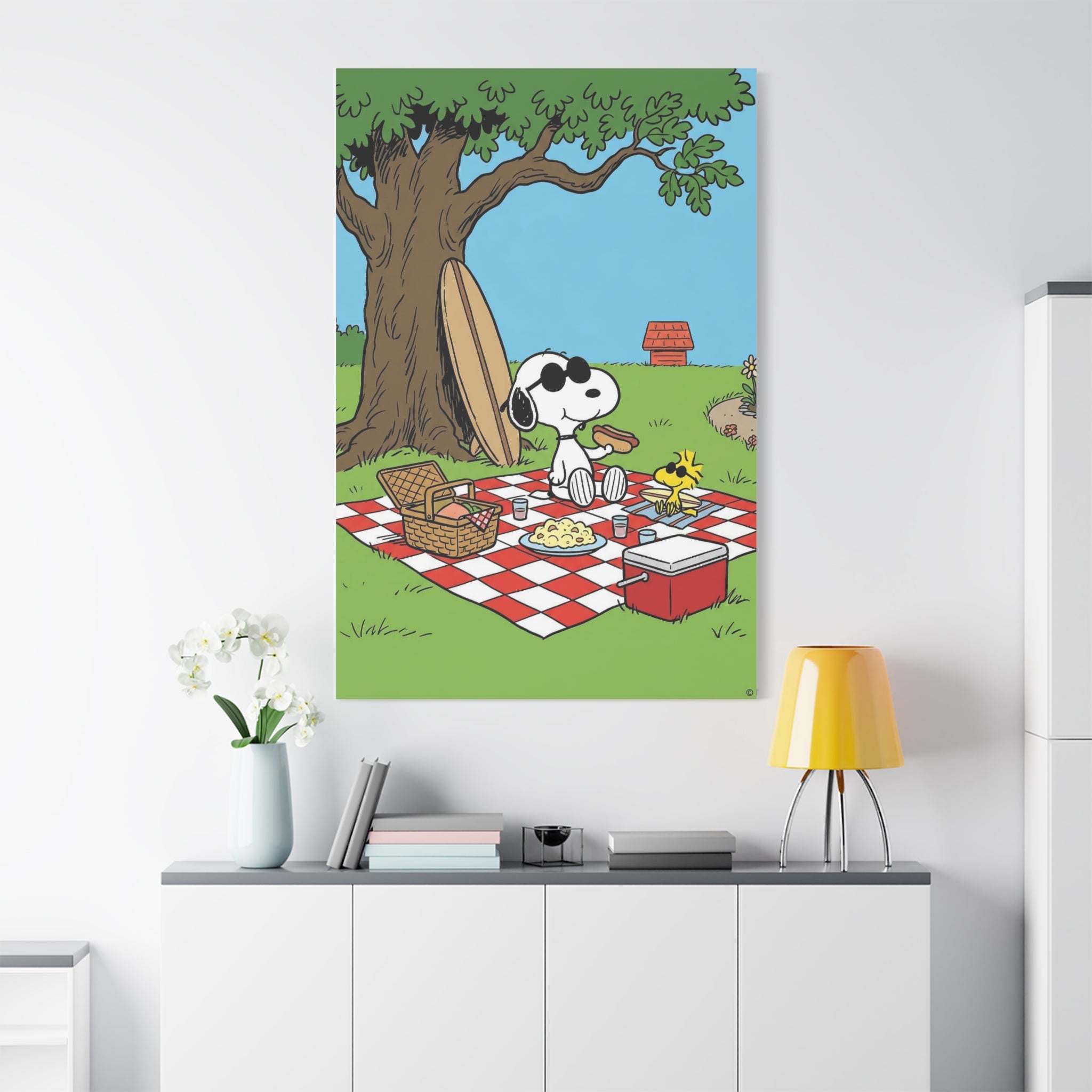 Snoopy Picnic Canvas