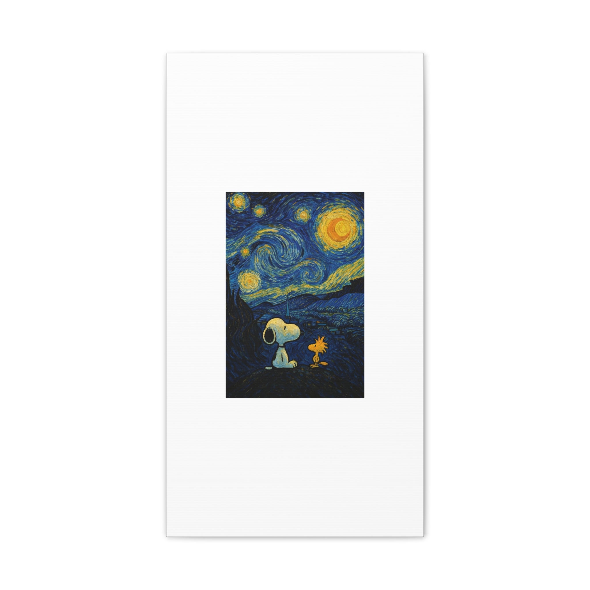 Snoopy Paris Autumn Canvas