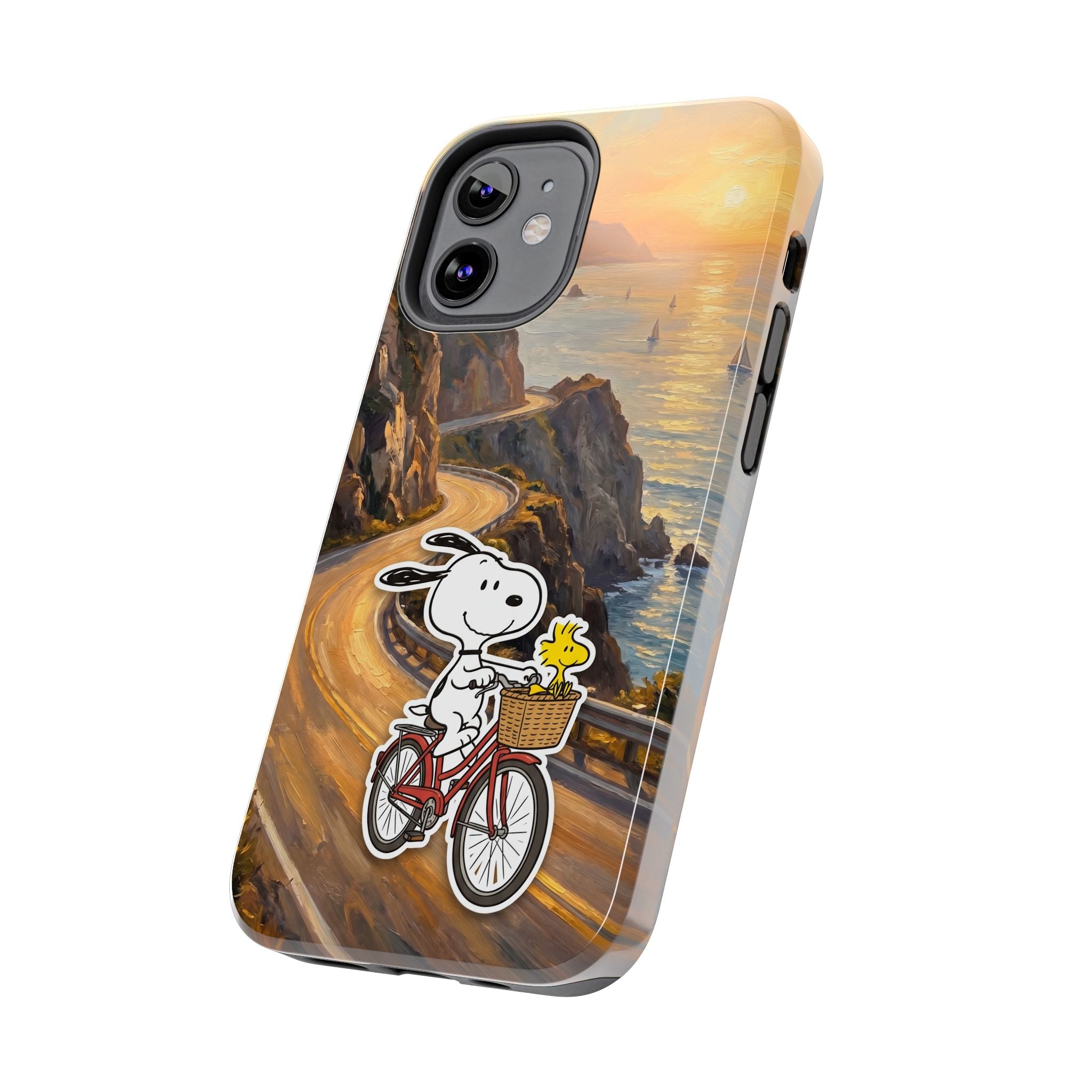 Snoopy Woodstock Bicycle Phone Case