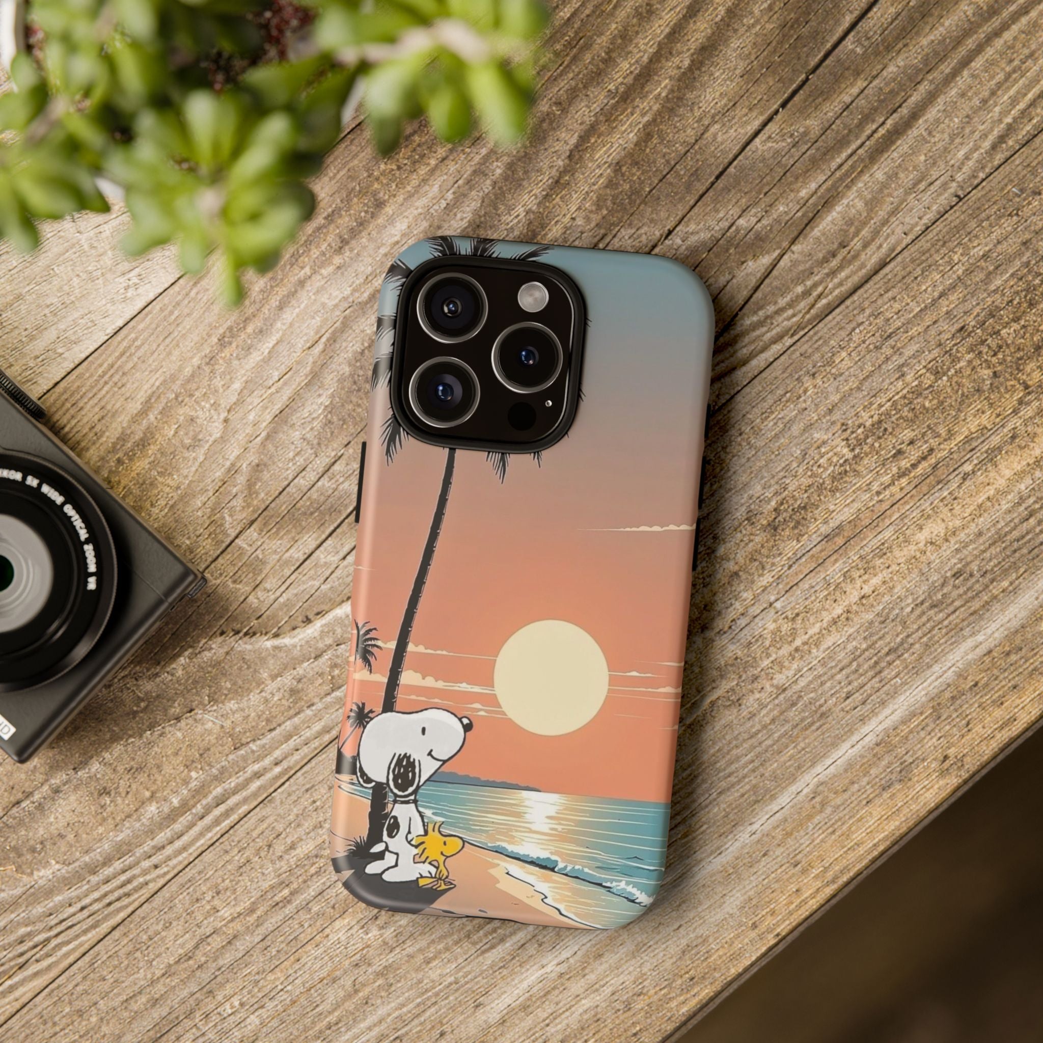 Snoopy Beach Sunset Phone Case
