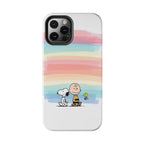 Pastel Stripe Peanuts Phone Case