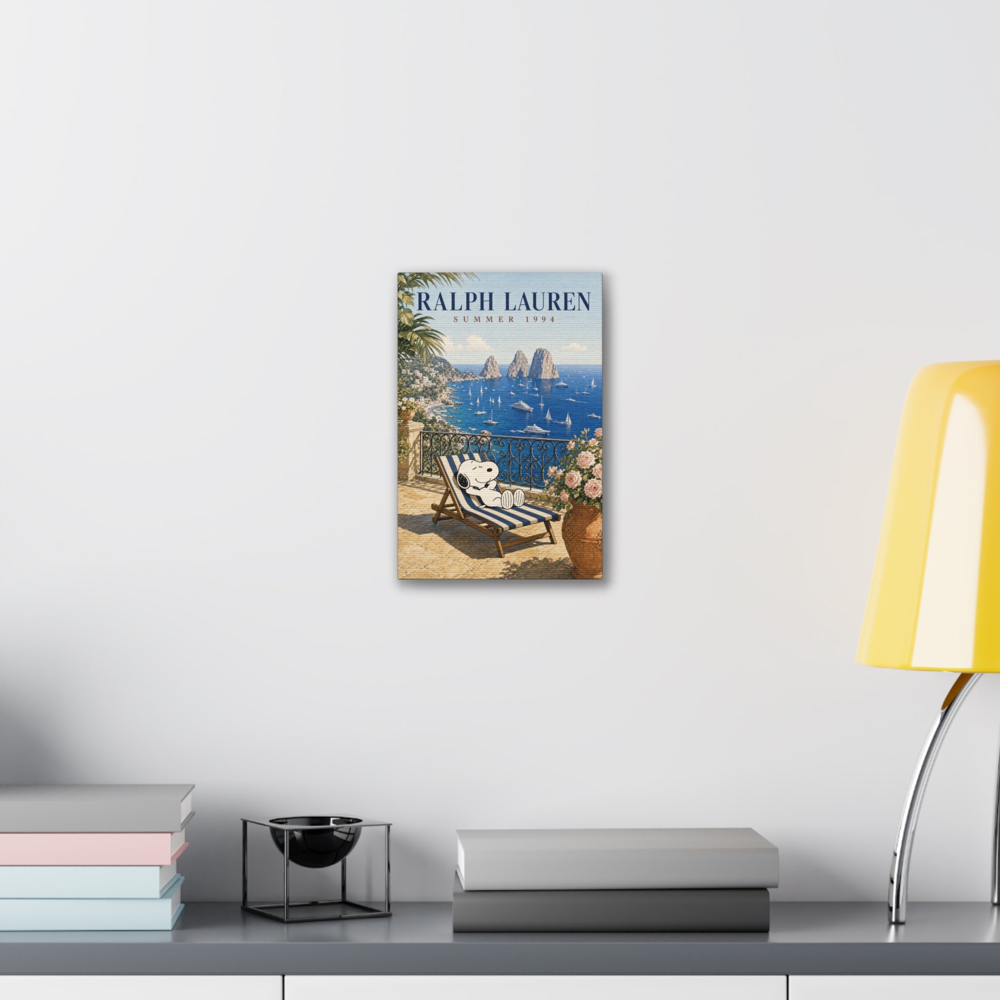 Snoopy Seaside Lounge Canvas