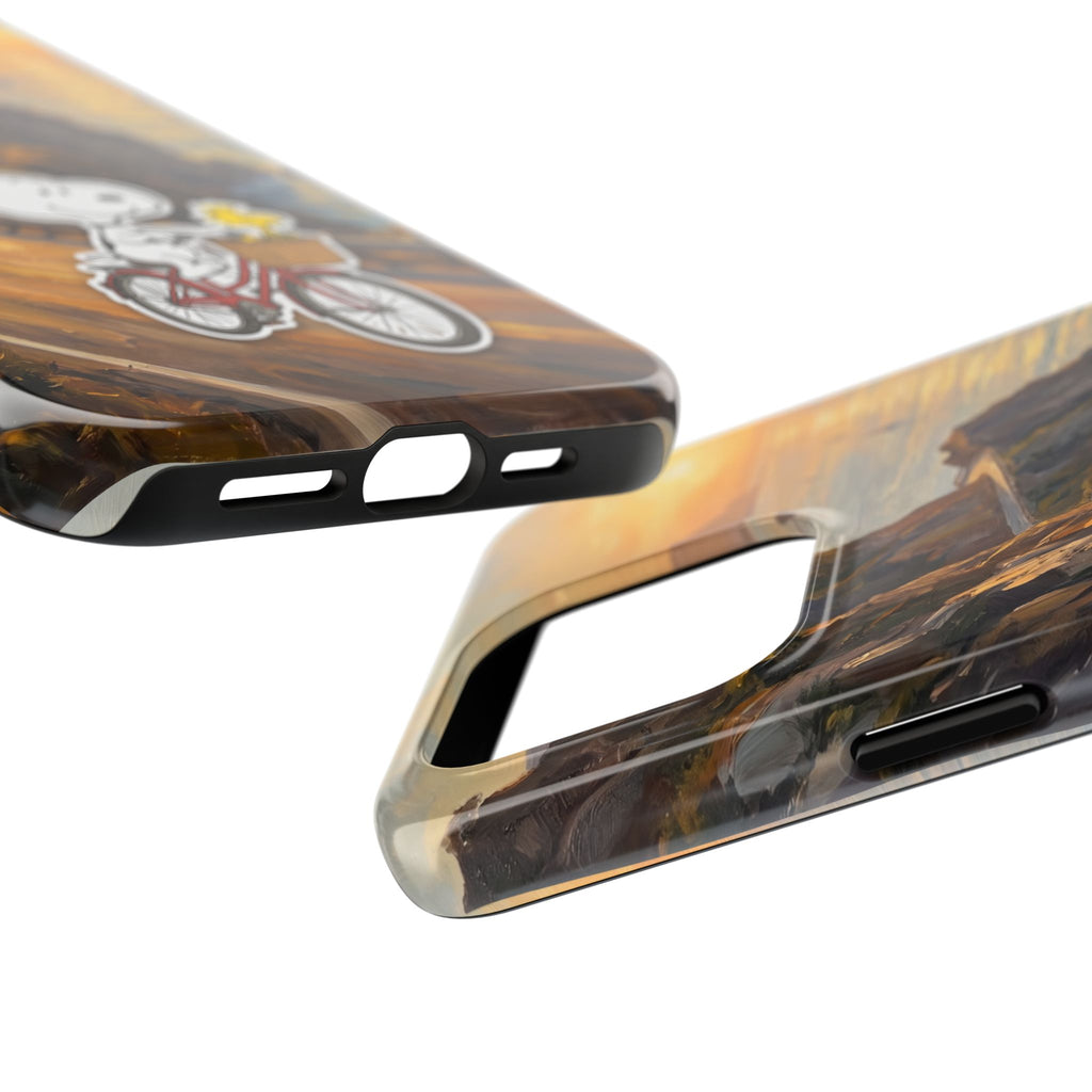 Snoopy Woodstock Bicycle Phone Case