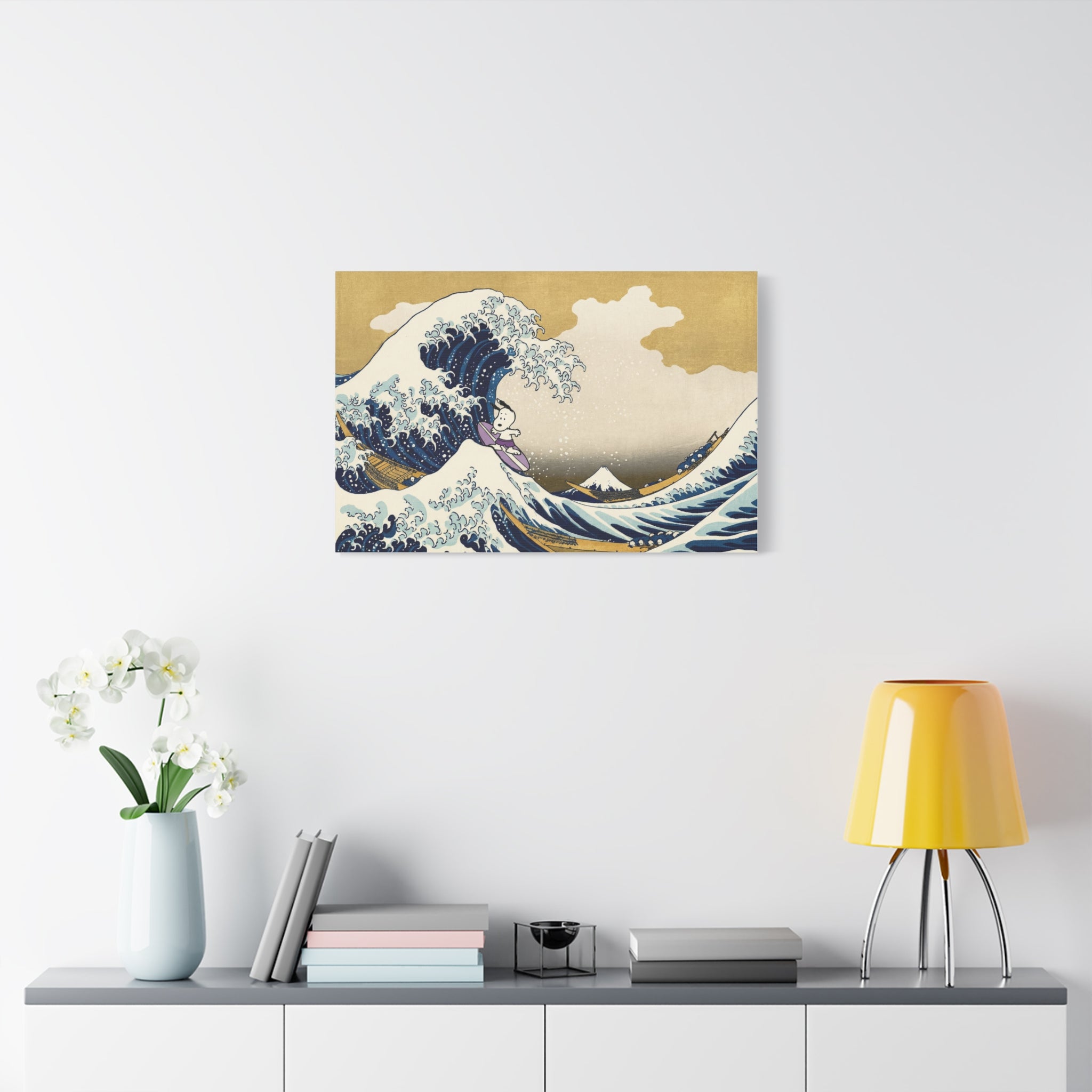 Great Wave Mashup Canvas