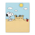 Snoopy Beach Sandcastle Canvas