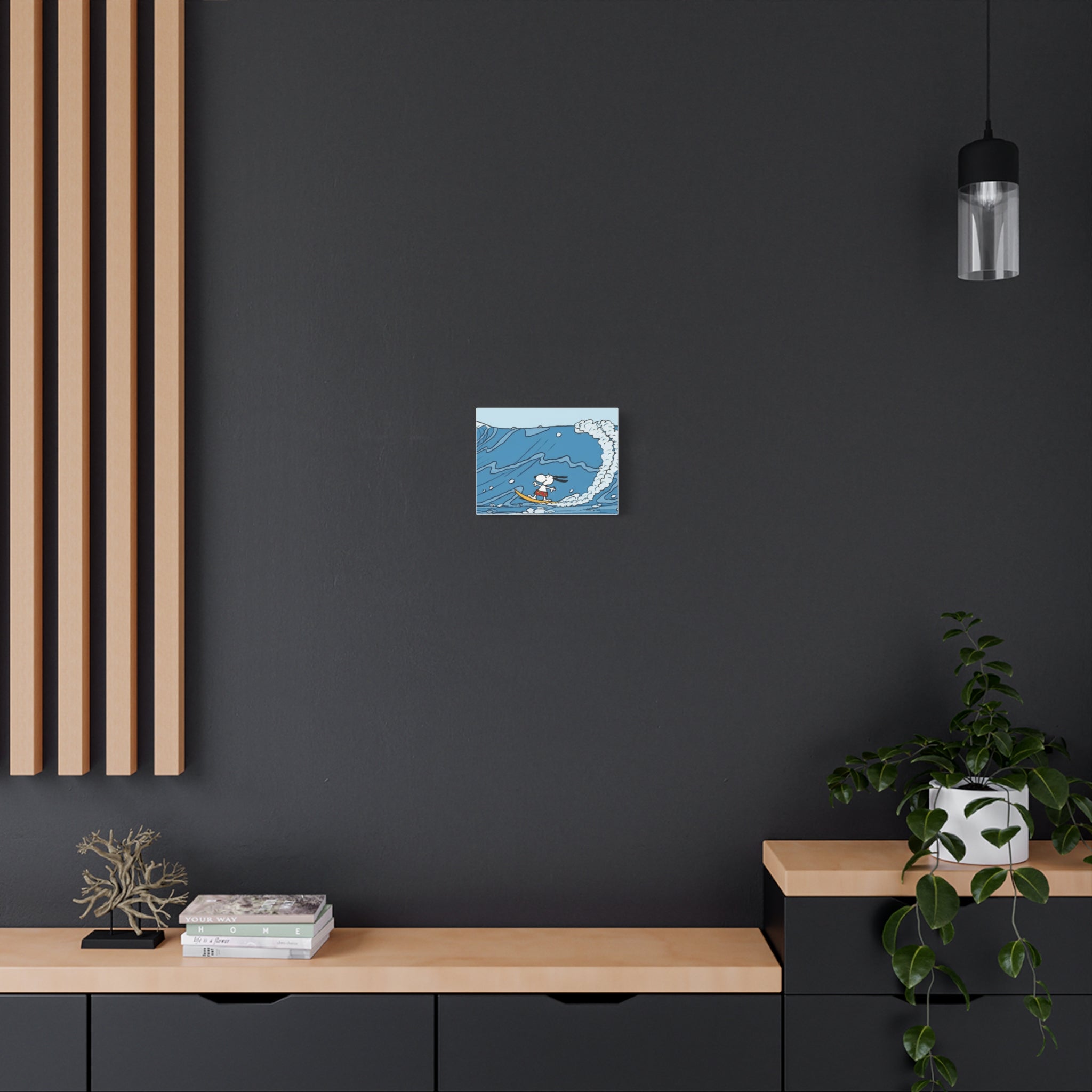 Surfing Snoopy Canvas