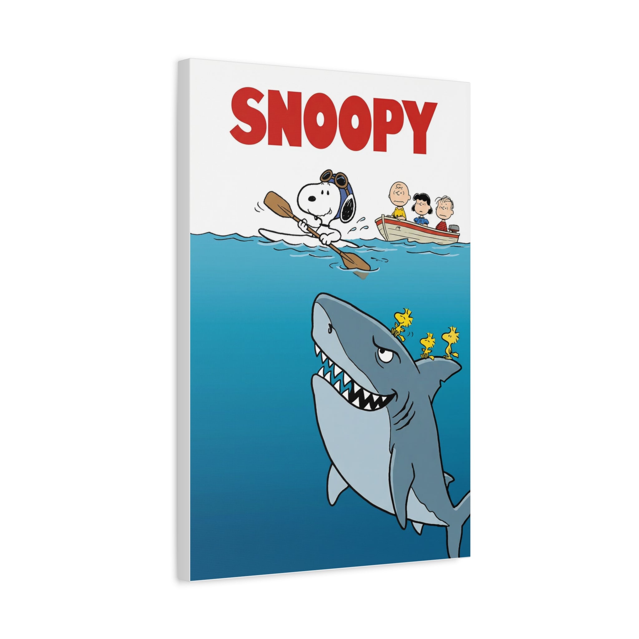 Snoopy Jaws Remake Canvas