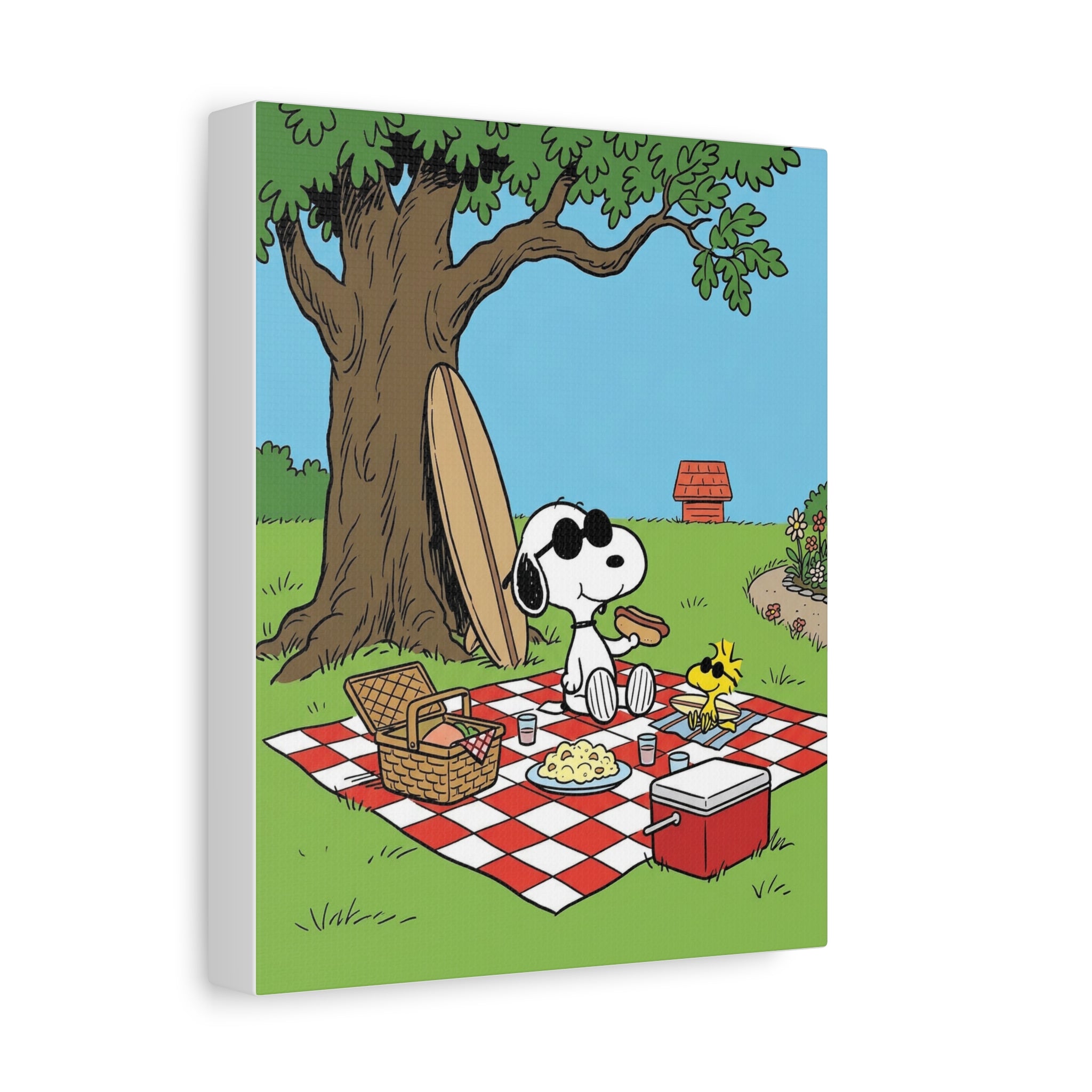 Snoopy Picnic Canvas