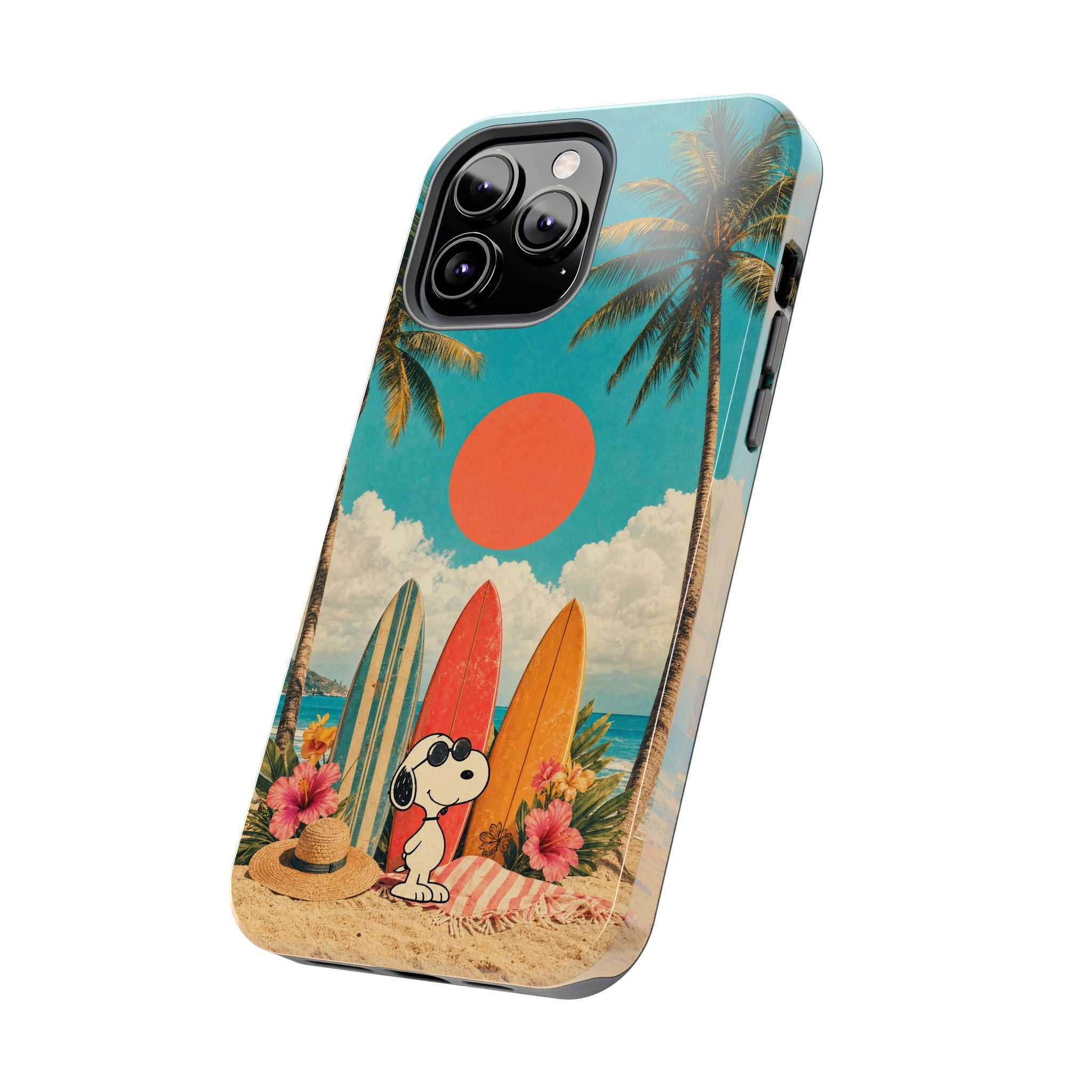 Retro Beach Sun Case