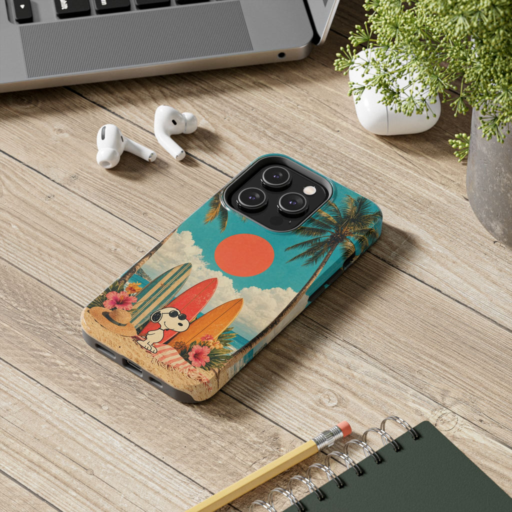 Retro Beach Sun Case