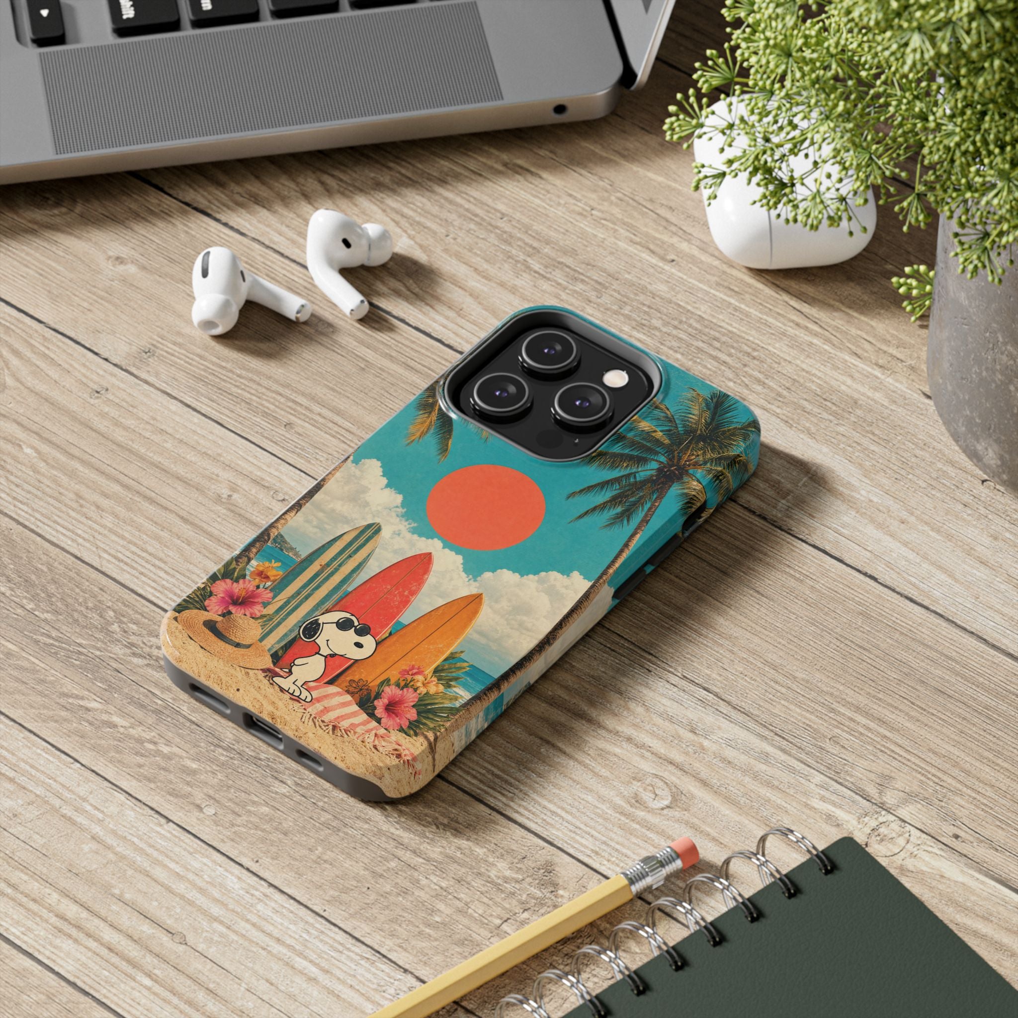 Retro Beach Sun Case