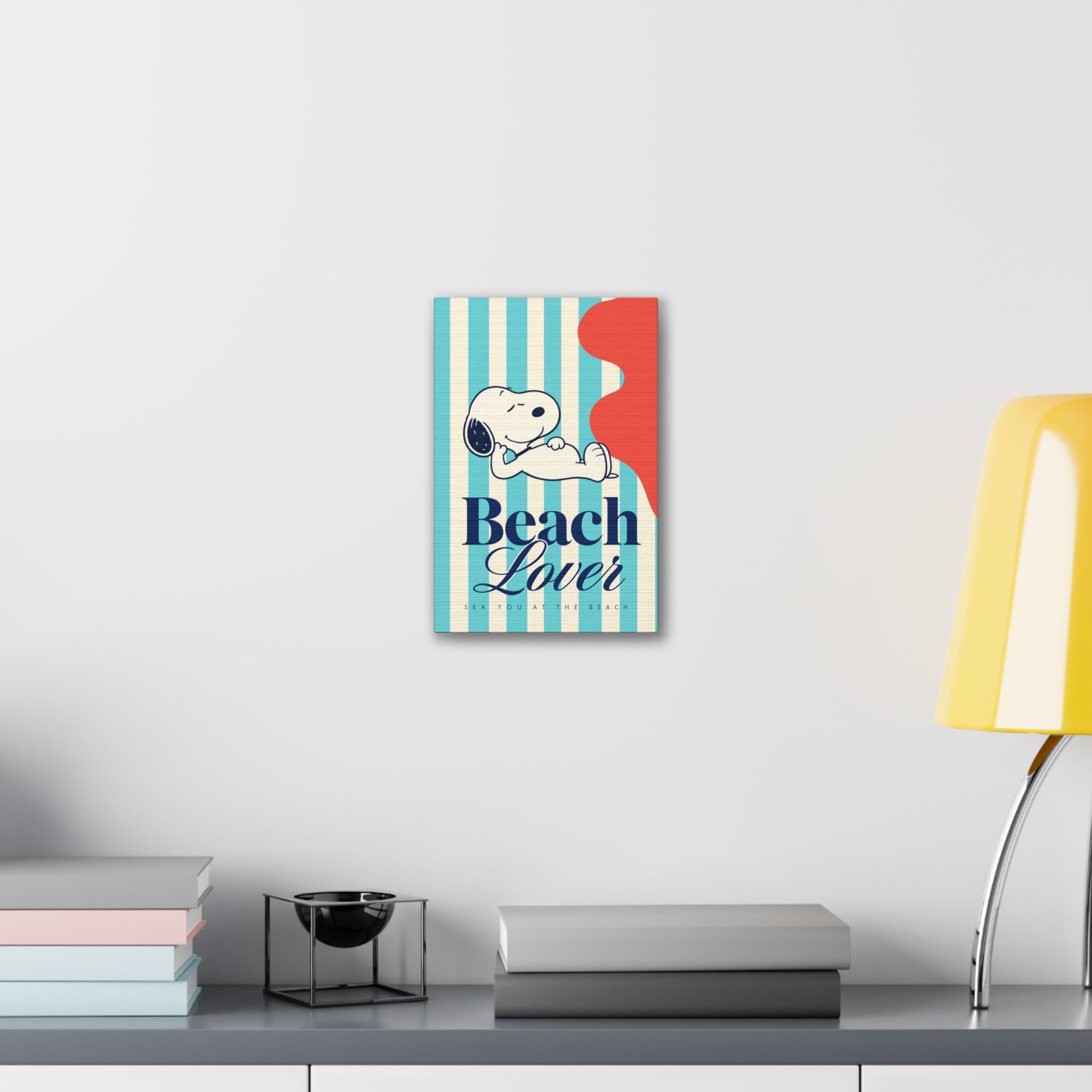 Snoopy Beach Lover Canvas