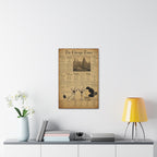 Peanuts Vintage Newspaper Canvas