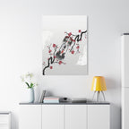 Racing Car Blossom Canvas