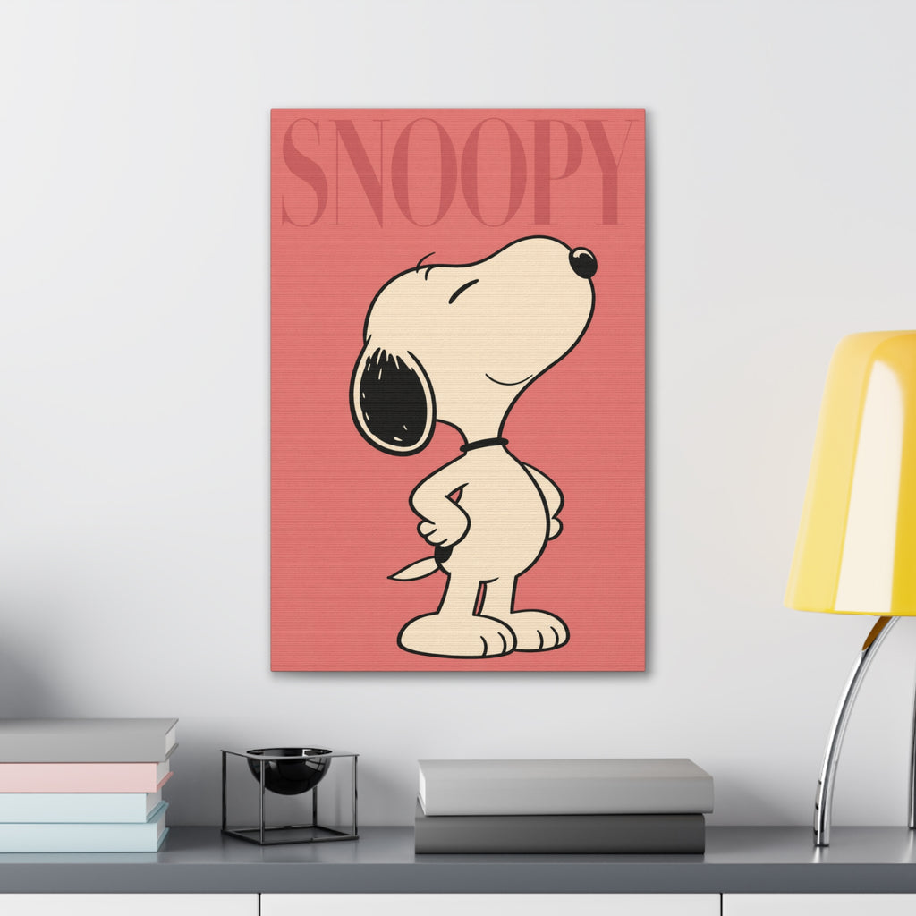 Snoopy Pose Canvas