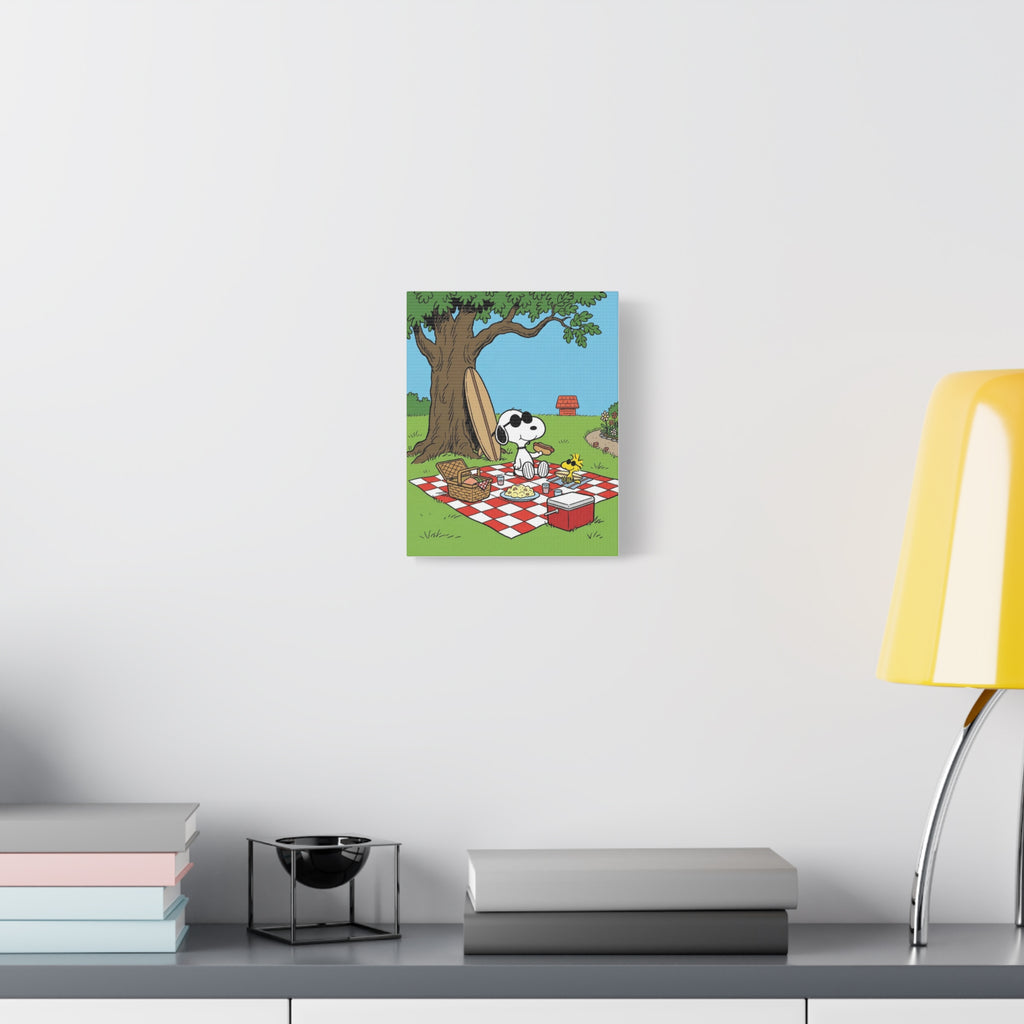 Snoopy Picnic Canvas