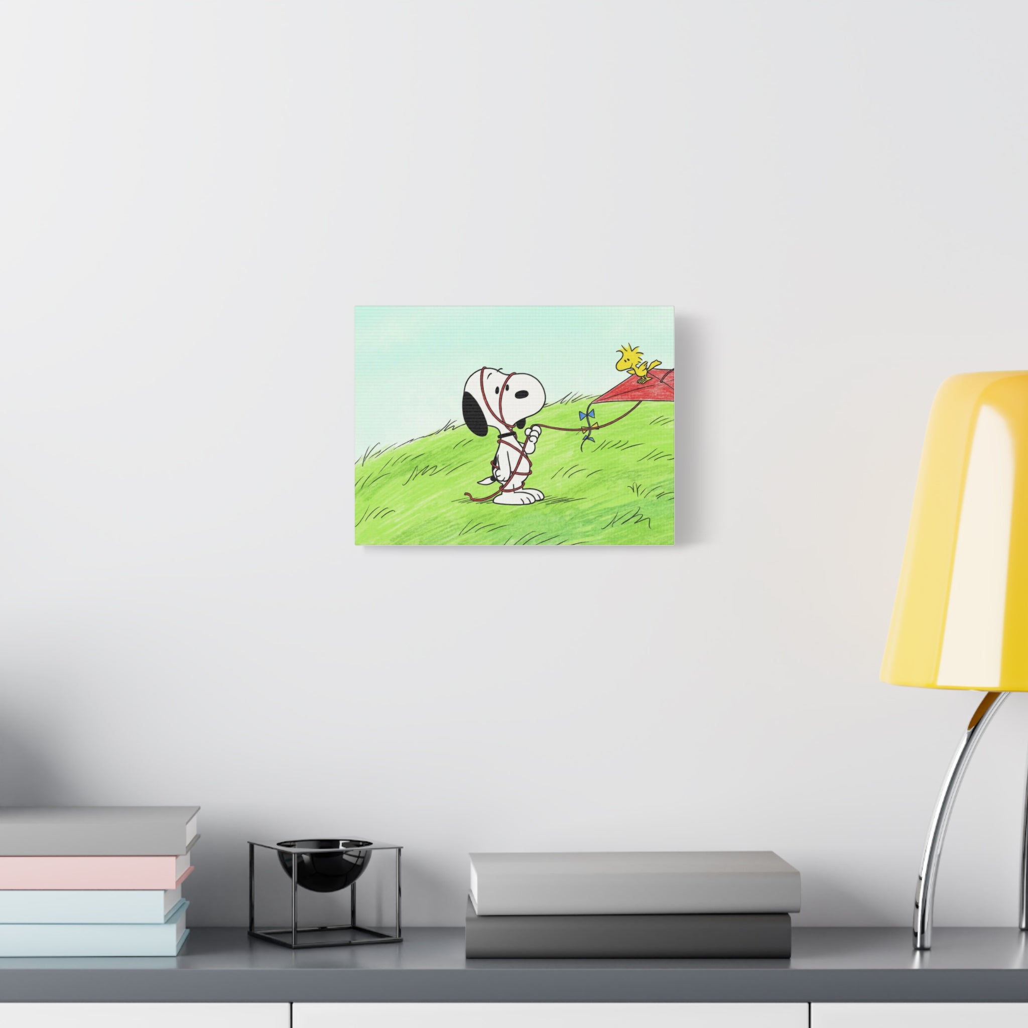 Snoopy Flying Kite Canvas