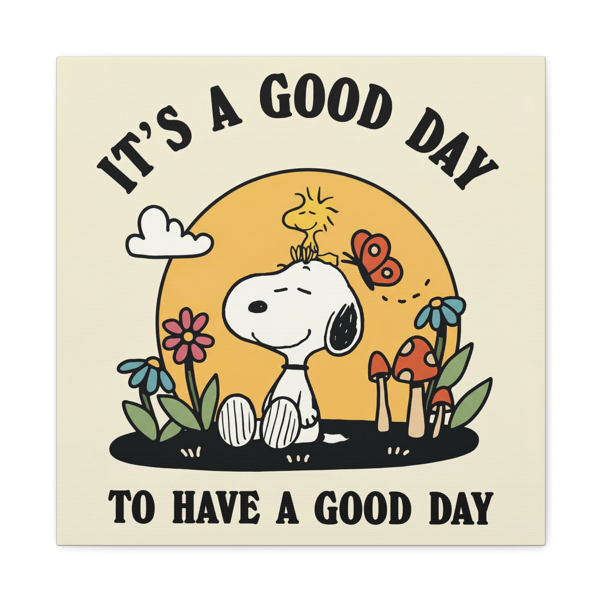 Snoopy Woodland Canvas