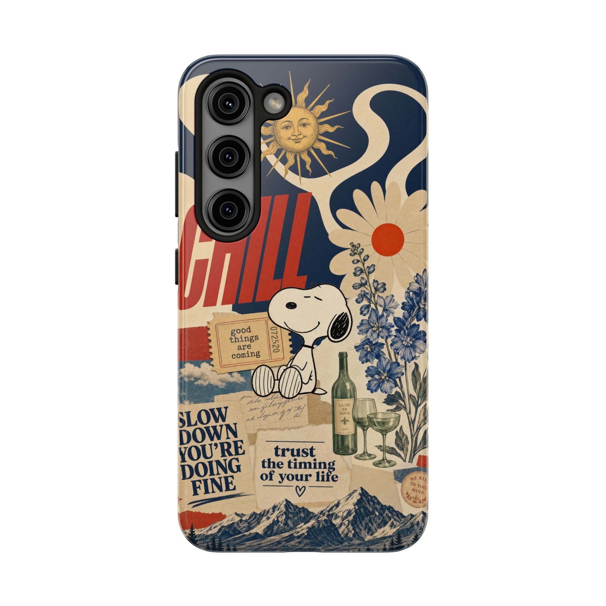 Snoopy Chill Collage Case