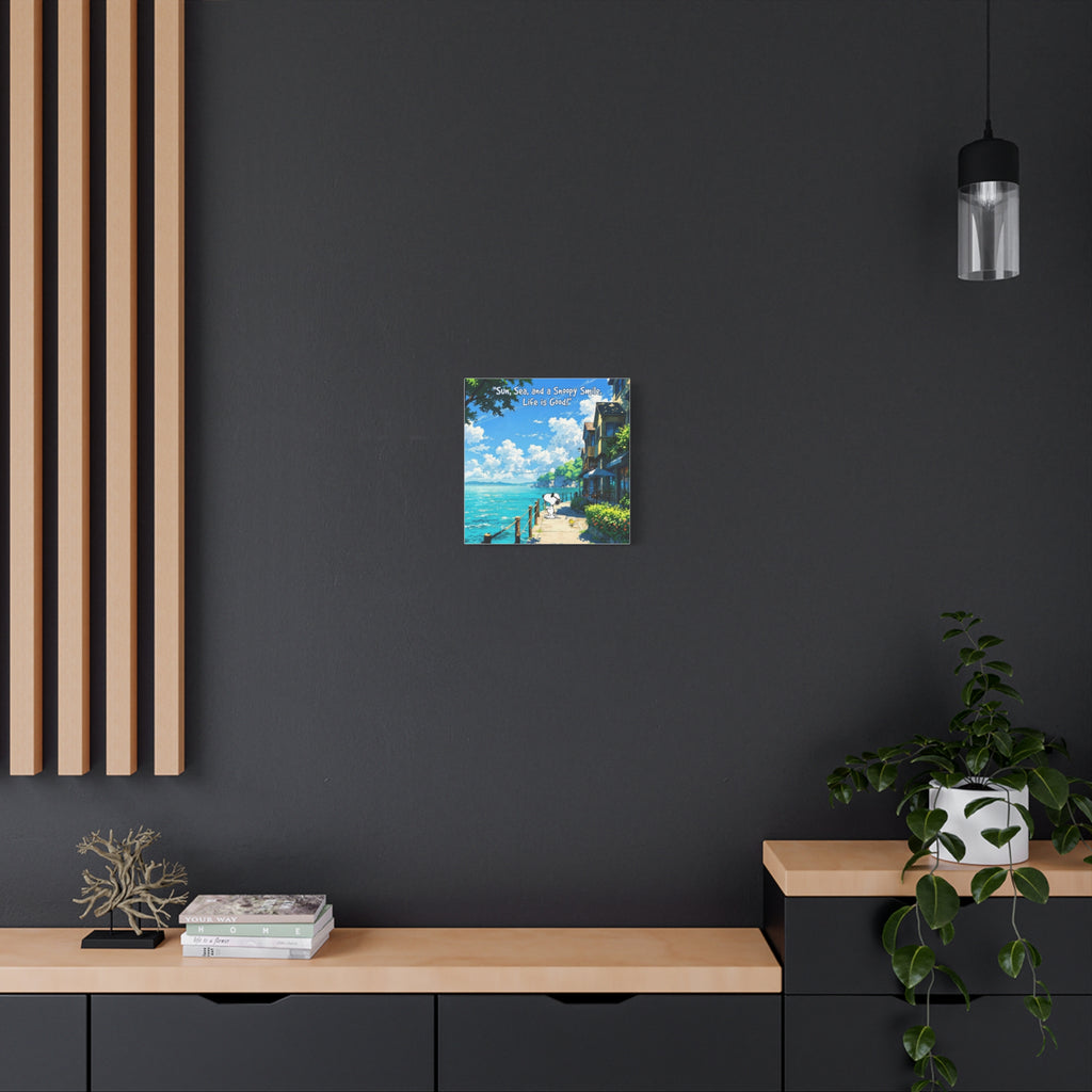 Snoopy Seaside Canvas