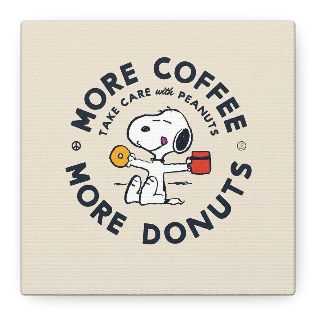 Coffee And Donuts Canvas