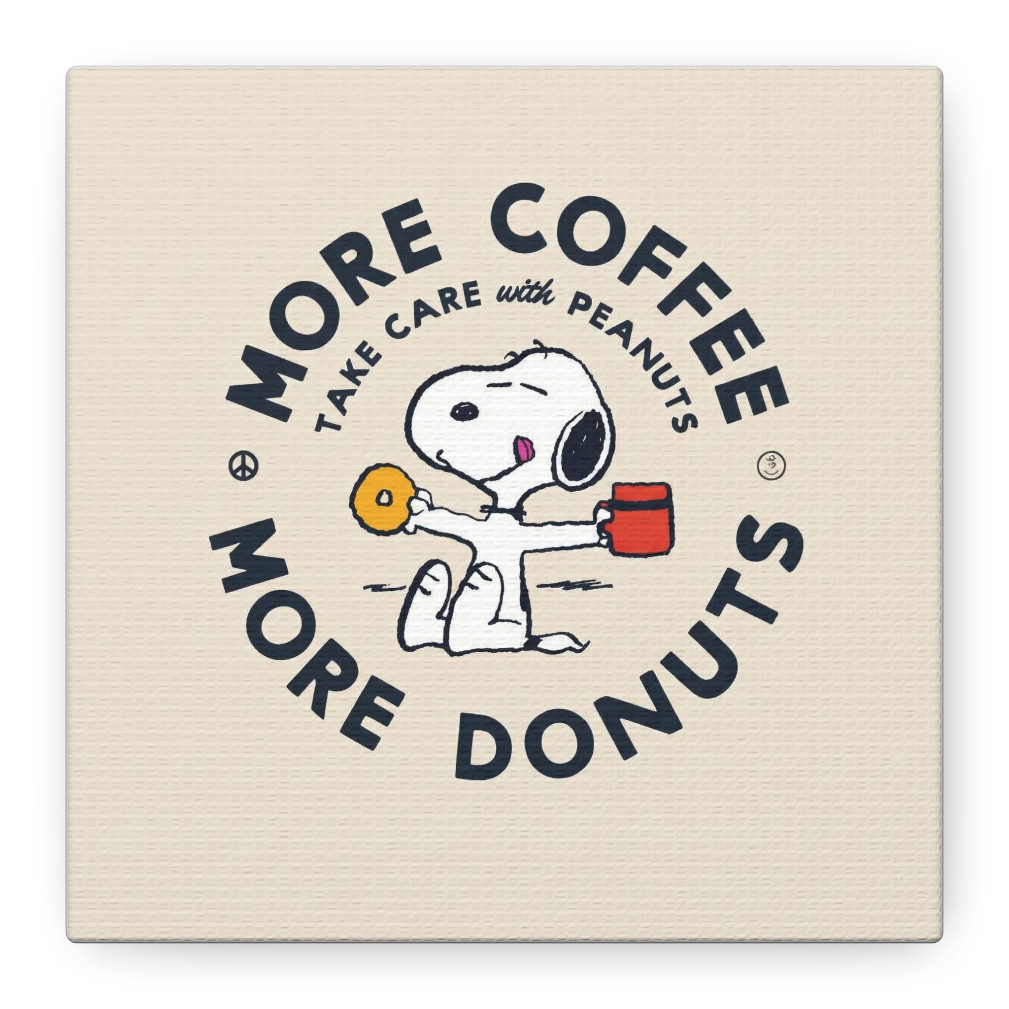 Coffee And Donuts Canvas