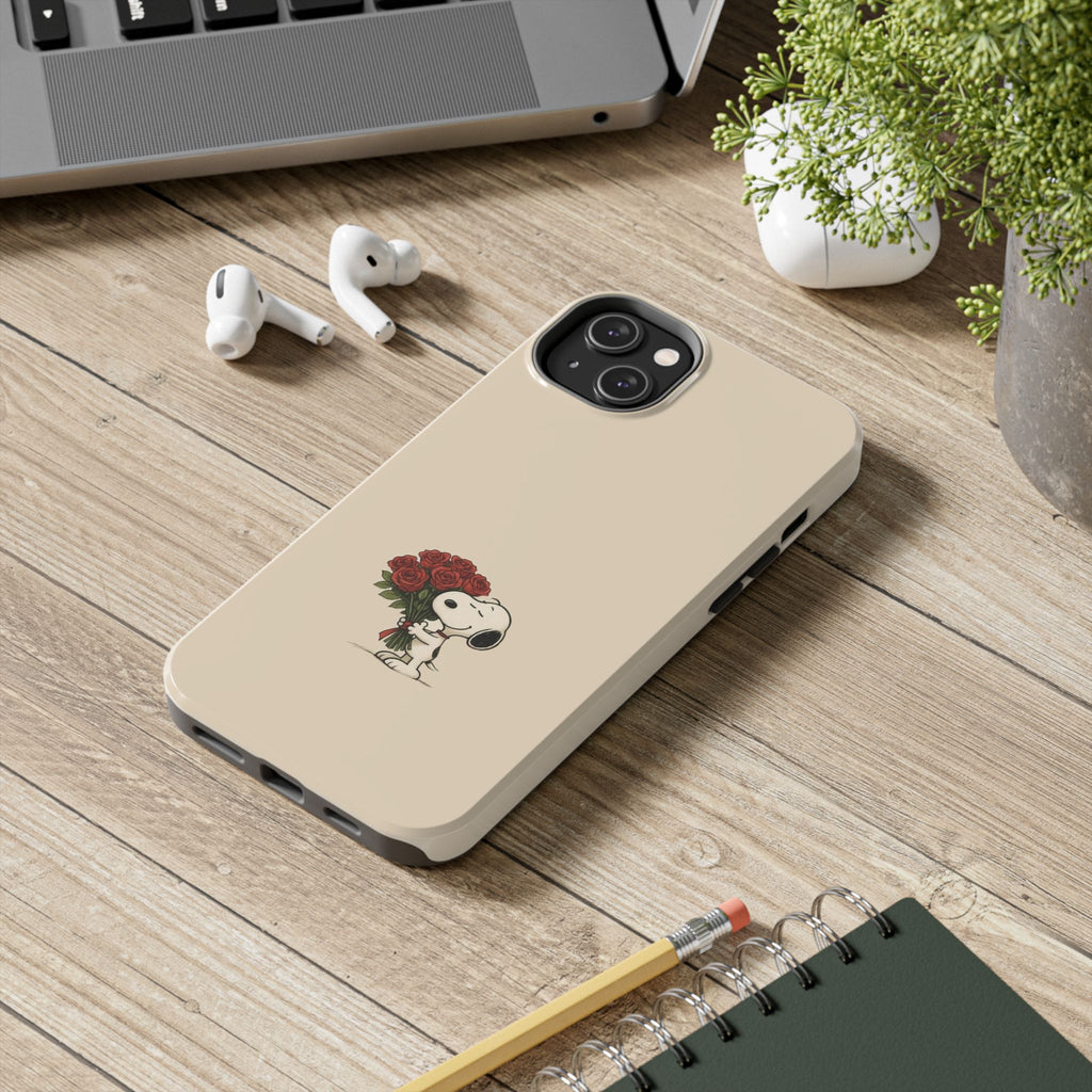 Snoopy Roses Phone Case