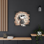 Cool Sunglasses Dog Canvas