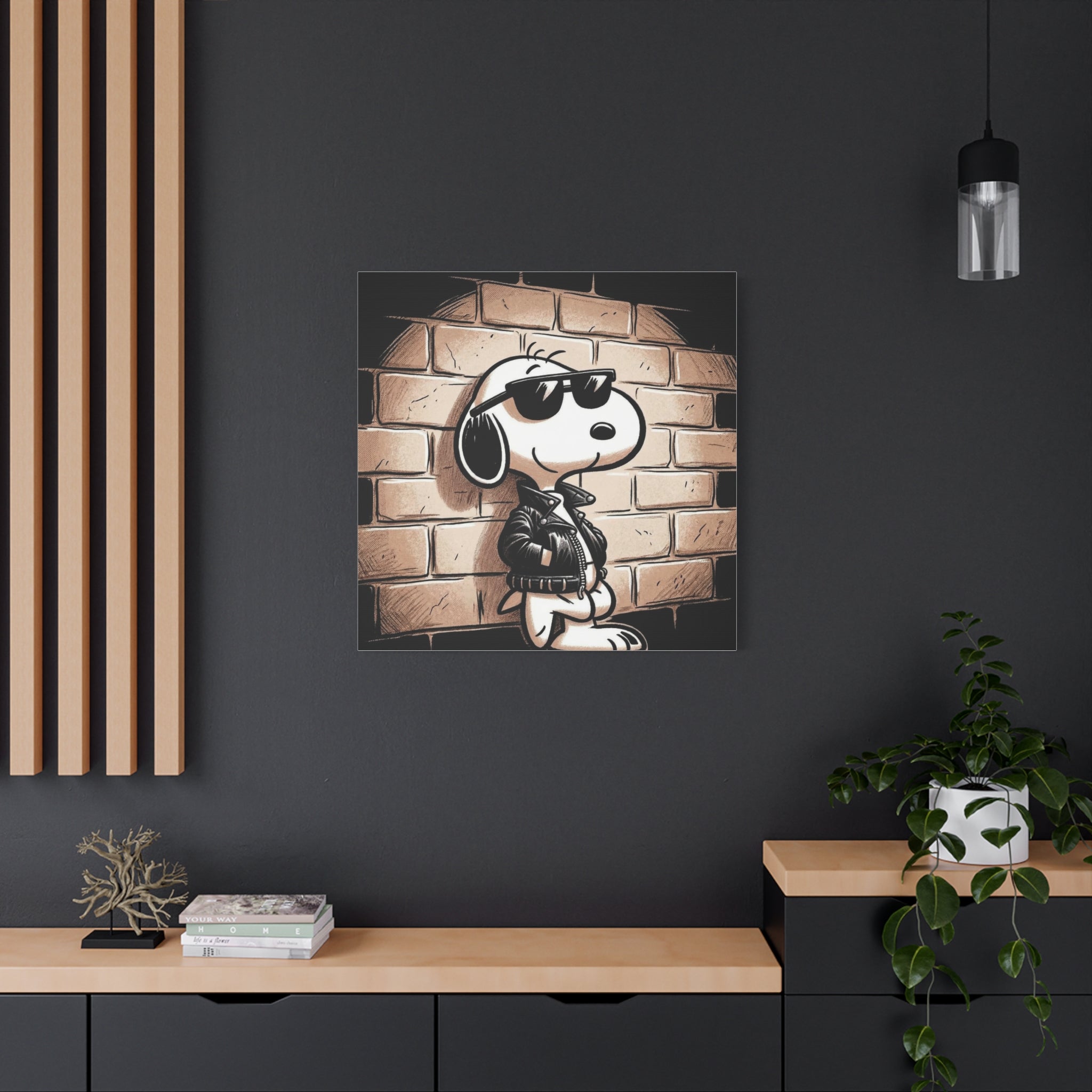 Cool Sunglasses Dog Canvas