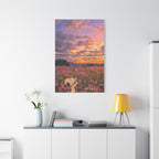 Wildflower Sunset Canvas