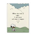Isaiah 60:22 Snoopy Canvas