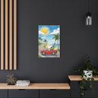 Surf Dog Road Trip Canvas