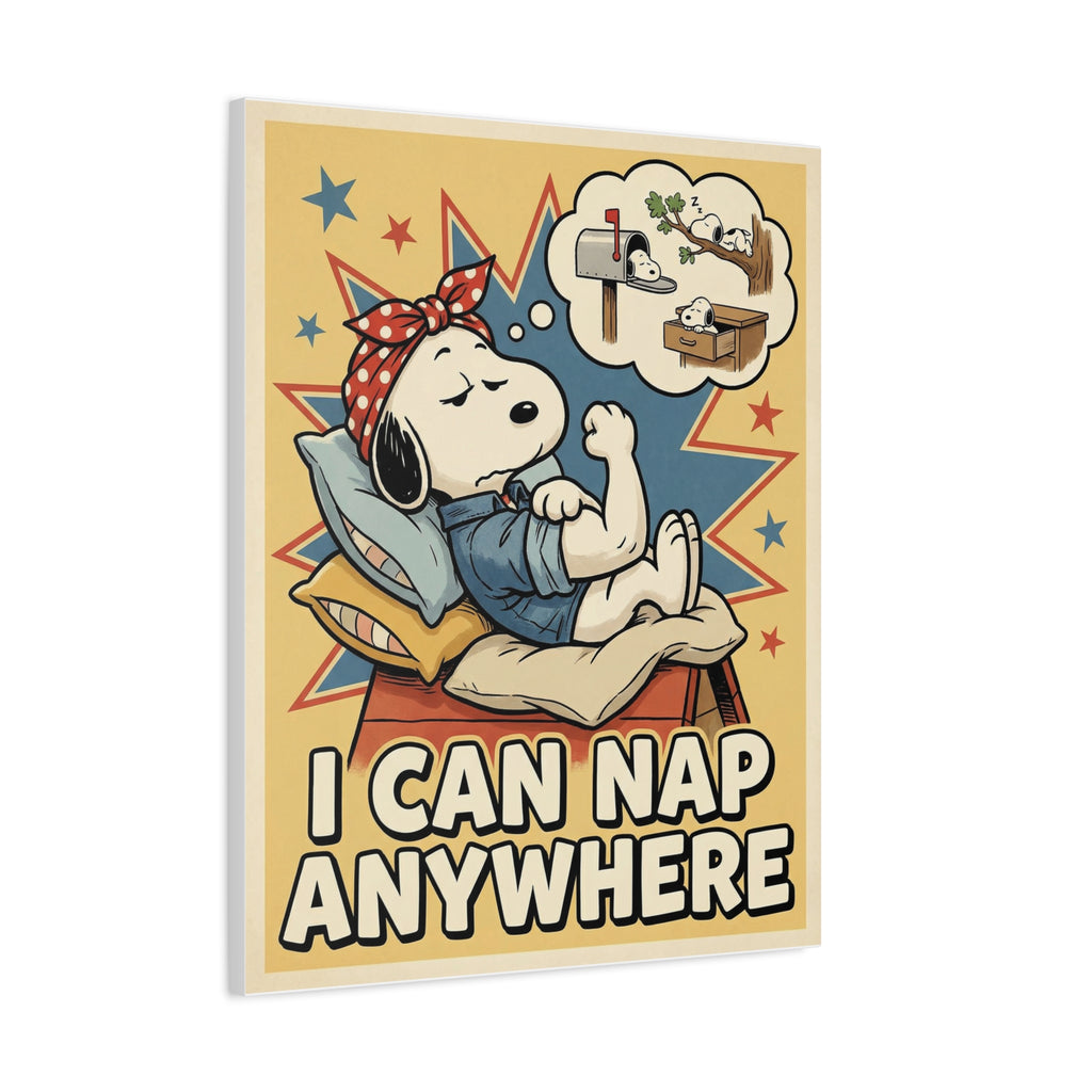 I Can Nap Anywhere Canvas
