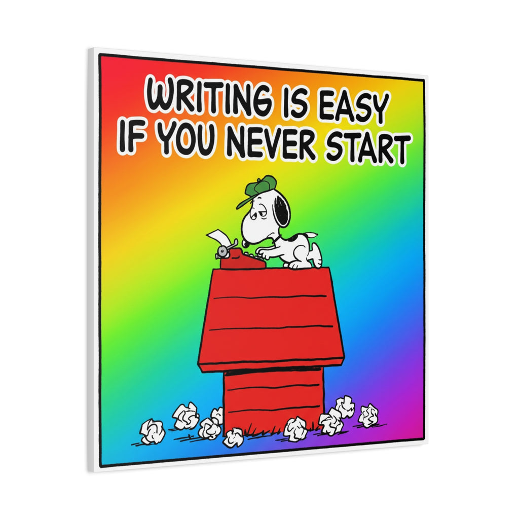 Writing Is Easy Canvas