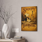 Snoopy Bourgeois Canvas