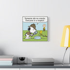 Snoopy Snack Detective Canvas