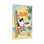 Peanuts Snoopy Surfing Pepsi Canvas